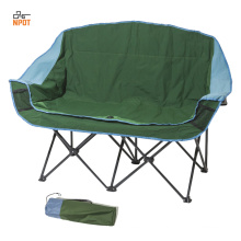 NPOT Wholesale Printing Available folding loveseat camping chair for Camping Beach Deluxe Love Seat